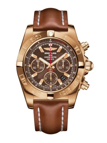 Breitling Chronomat 44 Rose Gold / Metallica Brown / Calf HB011010.Q588.433X