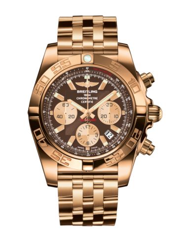 Breitling Chronomat 44 Rose Gold / Metallica Brown / Bracelet HB011012.Q576.375H