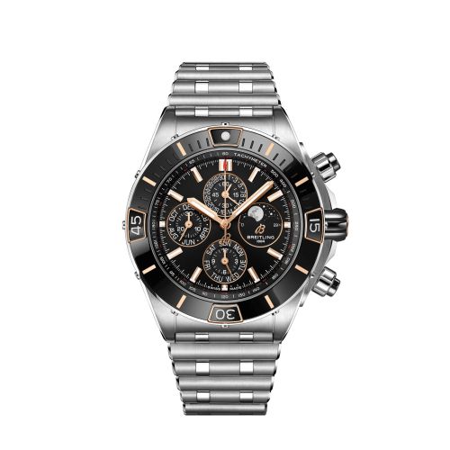 Breitling Super Chronomat 1461 Days 44 Stainless Steel / Black / Rouleaux I19320251B1A1