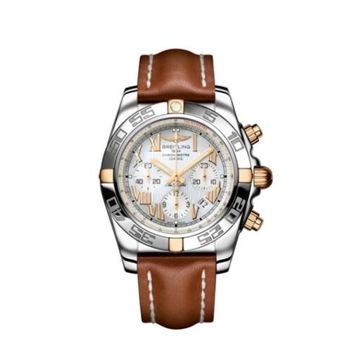 Breitling Chronomat 44 Stainless Steel / Rose Gold / MOP - Roman IB011012/G693