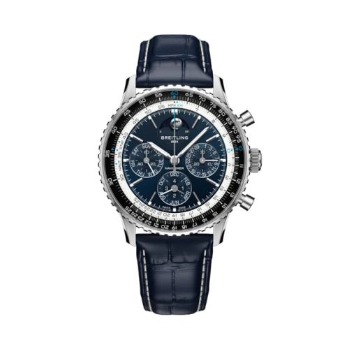 Breitling Navitimer B19 Chronograph 43 Perpetual Calendar Platinum / Blue LB19211A1C1P1