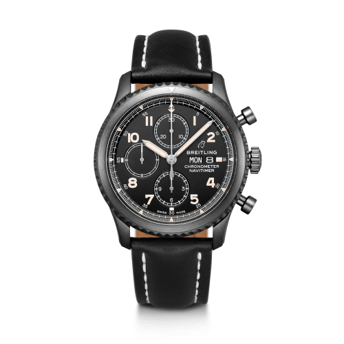 Breitling Navitimer 8 Chronograph 43 Blacksteel / Black / Black Calf M13314101B1X1