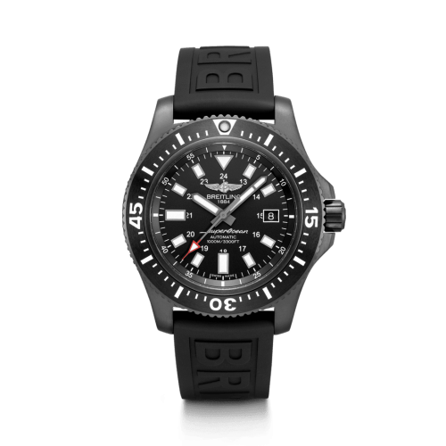 Breitling Superocean 44 Special Blacksteel / Black / Rubber / Folding M17393131B1S1
