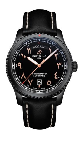 Breitling Aviator 8 Automatic Day & Date 41 Blacksteel / Etihad M45330