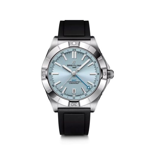 Breitling Chronomat 40 GMT Stainless Steel - Platinum / Ice Blue P32398101C1S1
