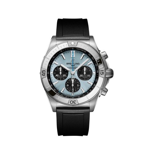 Breitling Chronomat B01 42 Stainless Steel / Platinum / Ice Blue PB0134101C1S1