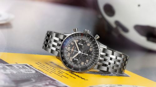 Breitling Navitimer B02 Chronograph 41 Cosmonaute Stainless Steel - Platinum / Japan PB02302A1B1A