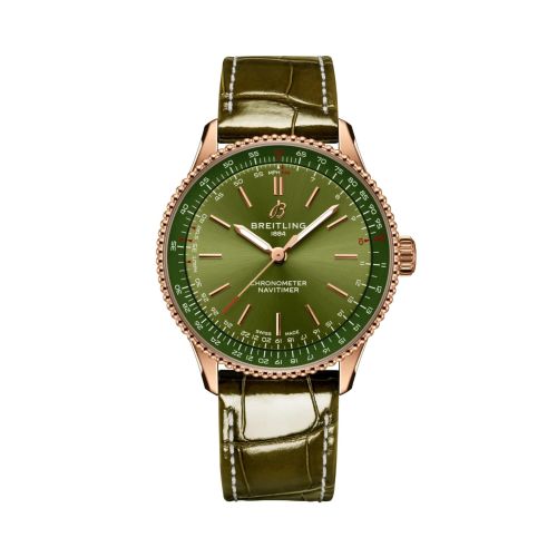 Breitling Navitimer Automatic 36 Red Gold / Green R17327371L1P1