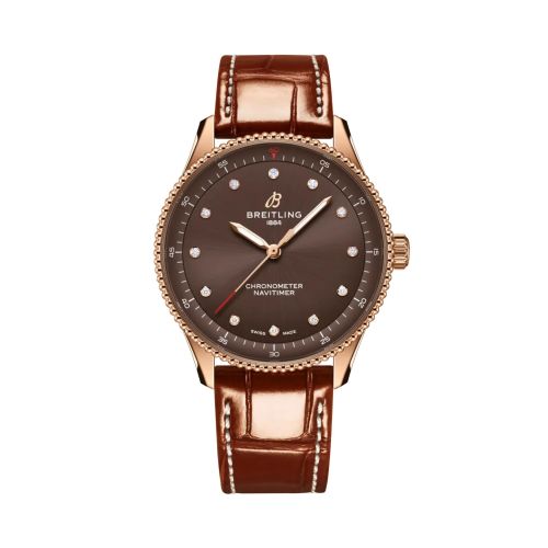 Breitling Navitimer Quartz 32 Red Gold / Chocolate R77320E31Q1P1