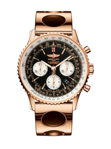 Breitling Navitimer 01 43 Red Gold / Black / Air Racer RB012012/BA49/220R