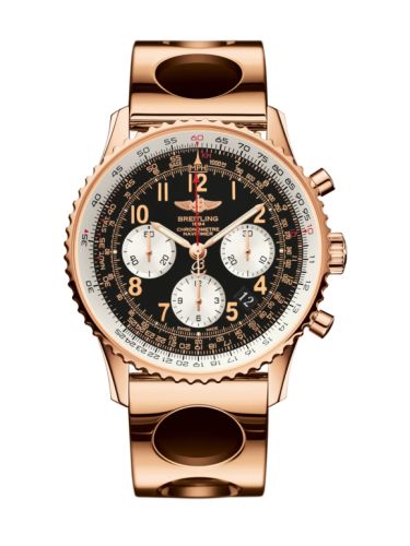 Breitling Navitimer 01 43 Red Gold / Black Arabic / Air Racer RB012012/BB07/220R