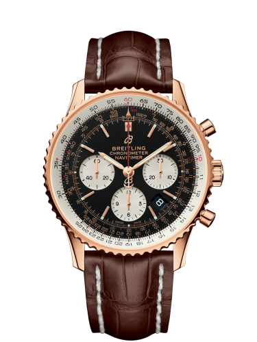 Breitling Navitimer 1 B01 Chronograph 43 Red Gold / Black / Brown Croco RB012121.BG76.739P