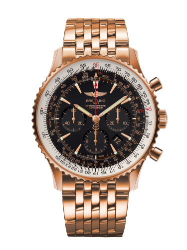Breitling Navitimer 01 46 Red Gold / Black / Bracelet RB0127E6/BF16/443R