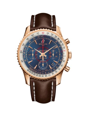 Breitling Montbrillant 01 Red Gold / Aurora Blue / Calf RB013012.C896.431X