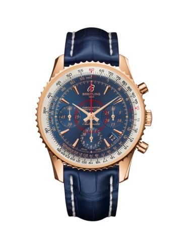 Breitling Montbrillant 01 Red Gold / Aurora Blue / Croco RB013012.C896.718P