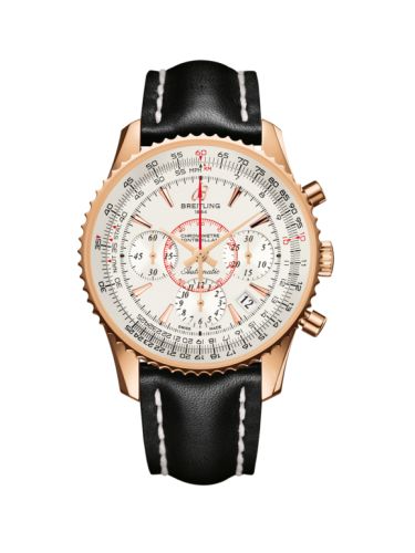 Breitling Montbrillant 01 Red Gold / Mercury Silver / Calf RB013012.G710.428X