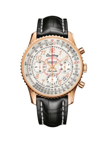 Breitling Montbrillant 01 Red Gold / Mercury Silver / Croco RB013012.G736.728P