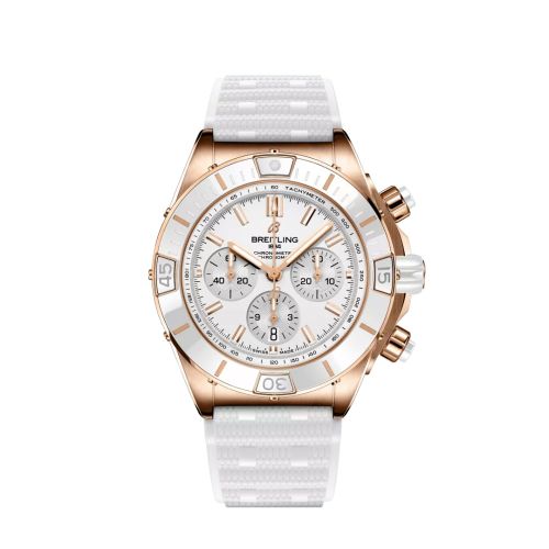 Breitling Super Chronomat B01 44 Red Gold / White / Japan RB01364A1G1S1