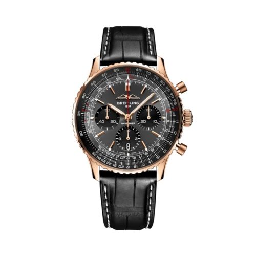 Breitling Navitimer B01 Chronograph 43 Red Gold / Germany RB0138A11B1P1