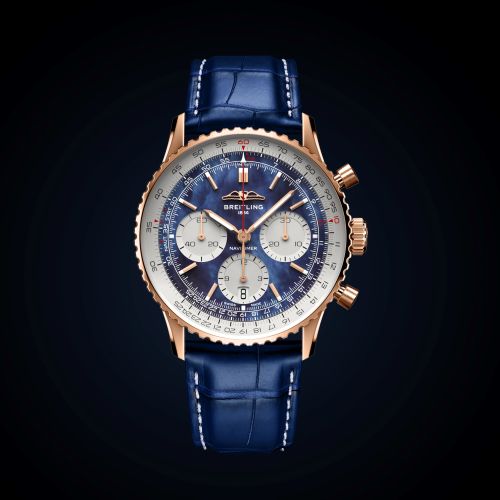 Breitling Navitimer B01 Chronograph 41 Red Gold / Blue MOP / S&S Hanoi RB01392A1C1P1