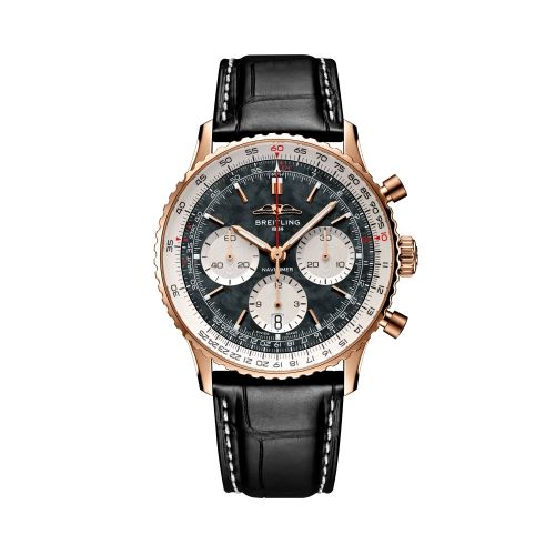 Breitling Navitimer B01 Chronograph 41 Red Gold / Black MOP / Japan RB01395A1B1P1