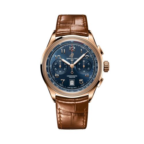 Breitling Premier B01 Chronograph 42 Red Gold / Blue RB0145171C1P1