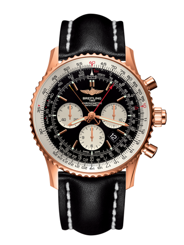 Breitling Navitimer Rattrapante Red Gold / Black / Calf / Pin RB031121/BG11/441X/R20BA.1