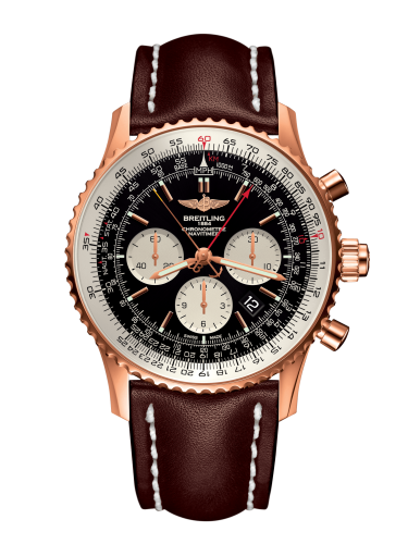 Breitling Navitimer Rattrapante Red Gold / Black / Calf / Pin RB031121/BG11/443X/R20BA.1