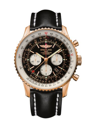 Breitling Navitimer GMT Red Gold / Black / Calf RB044121.BD30.441X