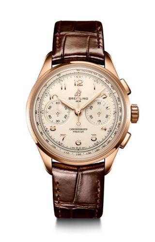 Breitling Premier Heritage B09 Chronograph 40 Red Gold / Silver RB0930371G1P1