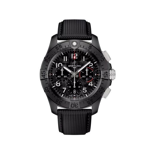 Breitling Avenger B01 Chronograph 44 Night Mission / Black / Strap SB0147101B1X1