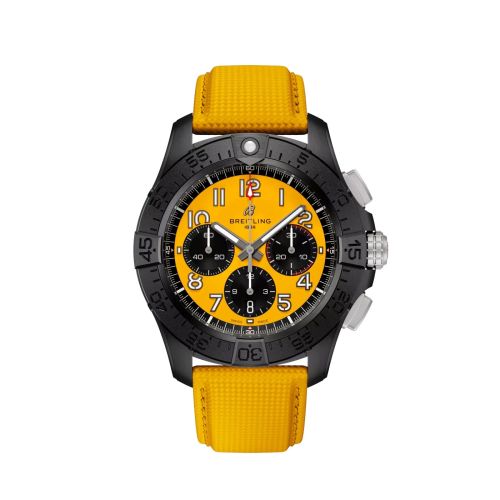 Breitling Avenger B01 Chronograph 44 Night Mission / Yellow / Strap SB0147101I1X1