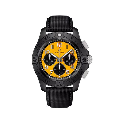 Breitling Avenger B01 Chronograph 44 Night Mission / Yellow / Strap SB0147101I1X2