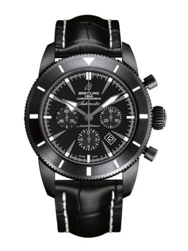 Breitling Superocean Heritage 46 Chronoworks Ceramic / Black / Croco SB0161E4.BE91.760P