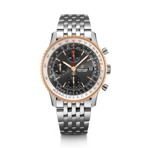 Breitling Navitimer 1 Chronograph 41 Stainless Steel / Red Gold / Black / Bracelet U13324211B1A1