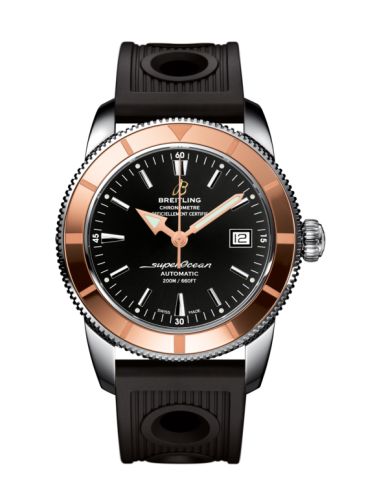 Breitling Superocean Heritage 42 Stainless Steel / Red Gold / Volcano Black / Rubber U1732112.BA61.200S
