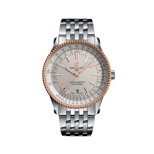 Breitling Navitimer Automatic 41 Automatic Stainless Steel / Rose Gold / Silver / Bracelet U17326211G1A1