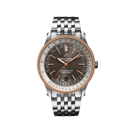 Breitling Navitimer Automatic 41 Automatic Stainless Steel / Rose Gold / Grey / Bracelet U17326211M1A1