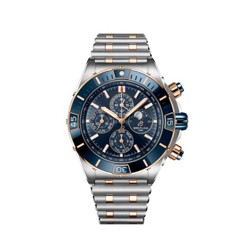 Breitling Super Chronomat 1461 Days 44 Stainless Steel / Red Gold / Blue / Rouleaux U19320161C1U1