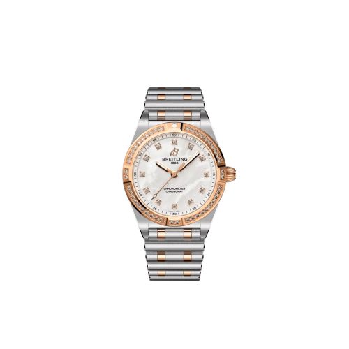 Breitling Chronomat 28 Stainless Steel - Red Gold / MOP U72310531A1U1