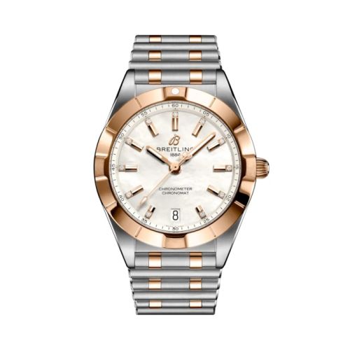 Breitling Chronomat 32 Stainless Steel - Red Gold / MOP / Rouleaux U77310101A2U1