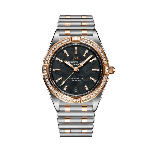 Breitling Chronomat 32 Stainless Steel - Red Gold - Diamond / Black MOP U773102A1B1U1