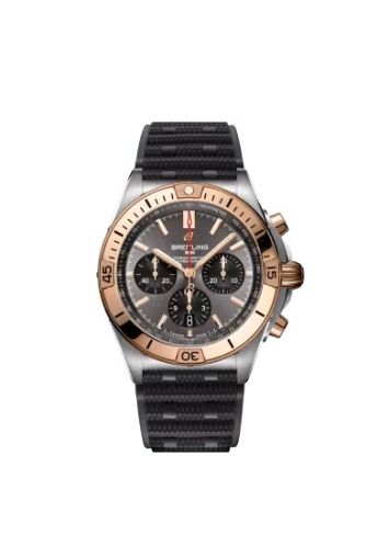 Breitling Chronomat B01 42 Stainless Steel / Red Gold / Anthracite / Rubber UB0134101B1S1