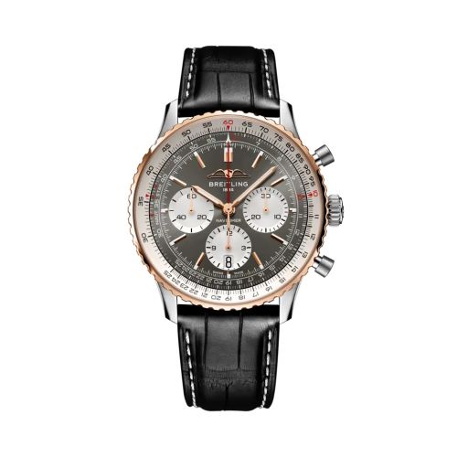 Breitling Navitimer B01 Chronograph 43 Stainless Steel - Red Gold / Geneva UB01383A1M1P1