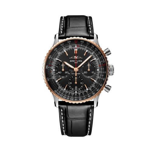 Breitling Navitimer B01 Chronograph 41 Stainless Steel - Red Gold / Japan UB01391A1B1P1