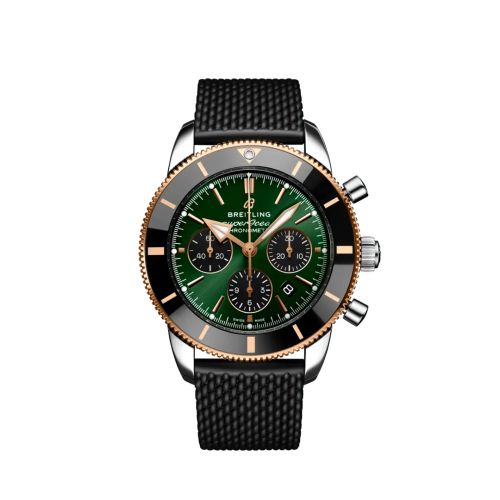 Breitling Superocean Heritage II B01 Chronograph 44 Stainless Steel / Red Gold / Green UB01622A1L1S1