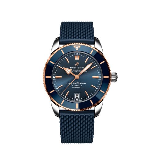 Breitling Superocean Heritage II B20 Automatic 42 Stainless Steel / Red Gold / Blue / Rubber UB2010161C1S1
