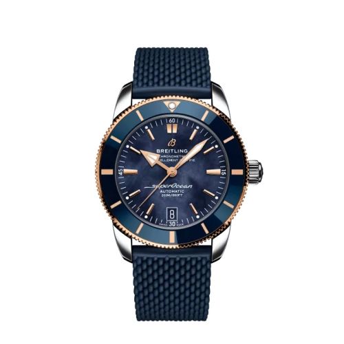 Breitling Superocean Heritage II B20 Automatic 42 Stainless Steel - Red Gold / Blue MOP / Boutique UB20104A1C1S1