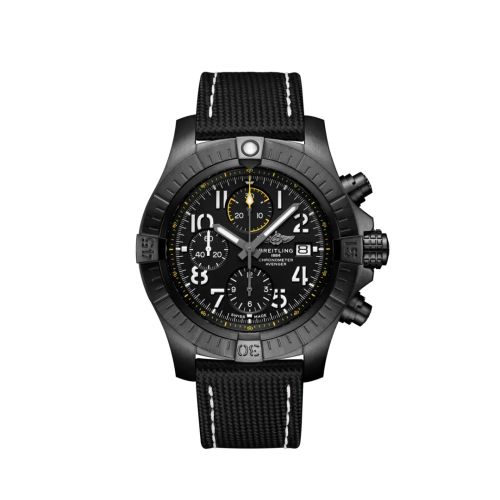 Breitling Avenger Chronograph 45 Night Mission / Black / Military - Folding V13317101B1X2