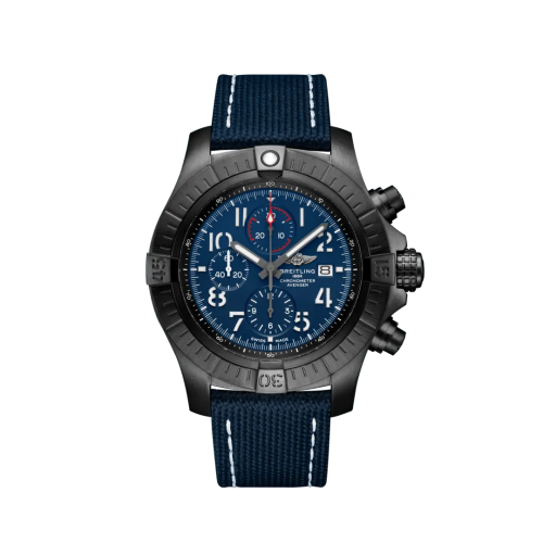 Breitling Avenger Chronograph 48 Night Mission / Blue / Military / Folding V13375101C1X2
